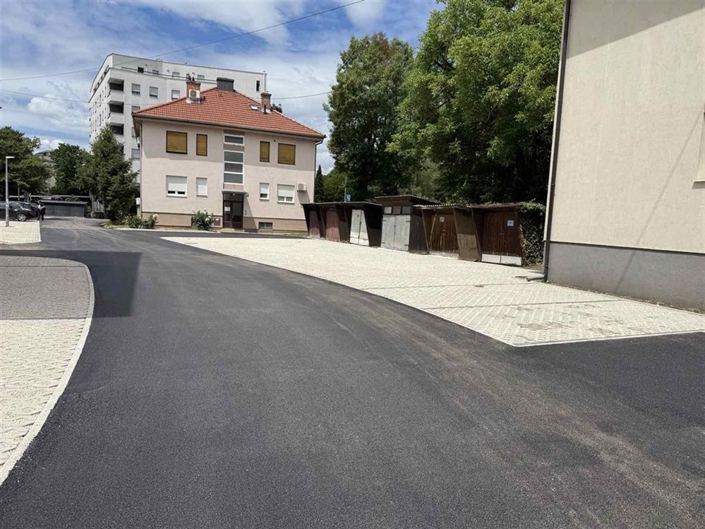 Završena sanacija parkirališta i pristupne ceste u Ulici Vladimira Nazora u Čakovcu