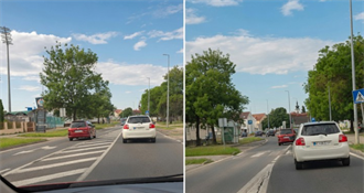 Čitatelj upozorava na prometnog "šerifa" u Koprivnici: Svaki dan isti auto preskače kolonu