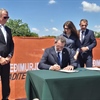 Počela gradnja Područne škole Sjever u Čakovcu: Kamen temeljac položili Fuchs, Posavec i Cividini