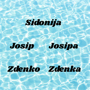 Današnji slavljenici su Sidonija, Zdenko, Zdenka, Josip, Josipa, Joško...