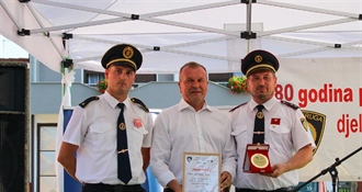 DVD Struga svečano obilježio 80 godina djelovanja: okupljeno više od 200 vatrogasaca iz četiri županije i slovenije