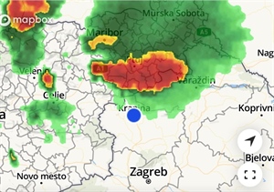 Nevrijeme stiglo nakon nesnosne vrućine, sjever Hrvatske pod udarom oluje - evo što nam dolazi