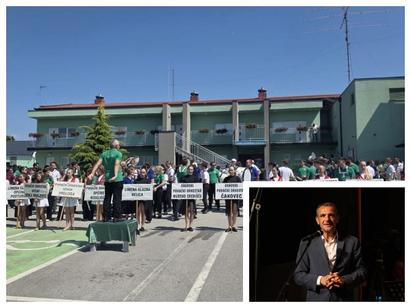 Zvuk tradicije odjeknuo Murskim Središćem na 31. Smotri puhačkih orkestara Međimurske županije - Smotru je otvorio župan Posavec