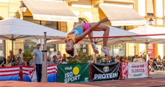 Varaždinski Korzo transformiran u atletsku arenu: Jana Koščak i Klemen Modrijančić pobjednici atletskog spektakla "Korzo Jump 2026"