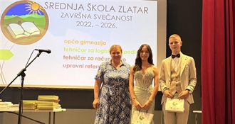 Zamjenica Petek uručila nagrade superodlikašima Srednje škole Zlatar Lovri Klanciru i Dorotei Borić!