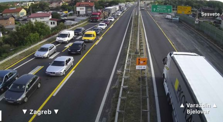 Prometna nesreća na autocesti Zagreb-Goričan: kolona duga 12 kilometara