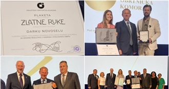 Klanječki stolar Darko Novosel dobitnik prestižne Plakete “Zlatne ruke” Hrvatske obrtničke komore