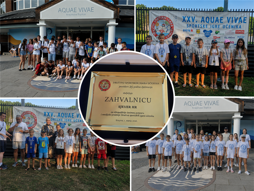 Završile jubilarne 25. Sportske igre učenika Krapinsko-zagorske županije: Sport, zajedništvo i zdrave navike u središtu događanja