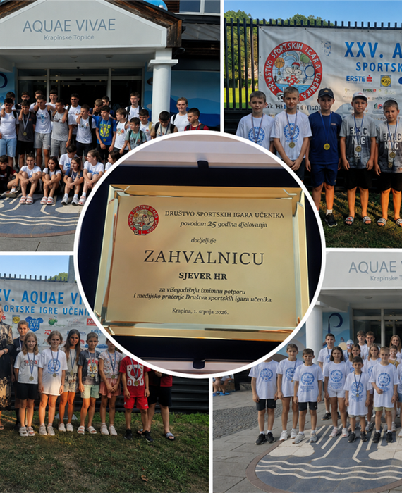 Završile jubilarne 25. Sportske igre učenika Krapinsko-zagorske županije: Sport, zajedništvo i zdrave navike u središtu događanja