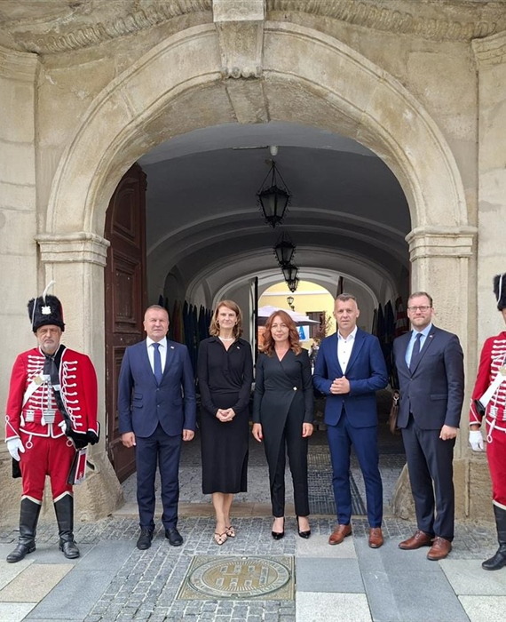 Veleposlanica Republike Austrije u svom prvom posjetu Varaždinskoj županiji i županu Stričaku