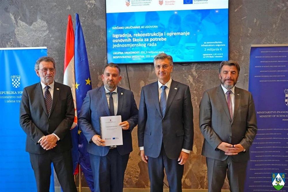Koprivničko-križevačkoj županiji dodijeljeno više od četiri milijuna eura bespovratnih sredstava za obrazovanje i zaštitu prirode