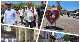 Tradicionalno 337. zavjetno hodočašće Grada Varaždina Majci Božjoj Bistričkoj - brojnim hodočasnicima pridružio se i župan Stričak