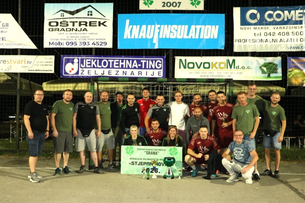 Brojne ekipe i posjetitelji obilježili XVII. Memorijalni malonogometni noćni turnir „Stjepan Novak“ u Grani