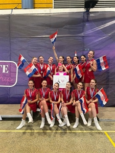 Sjajan uspjeh Mažoretkinja Dubrovčan na Europskom prvenstvu u Francuskoj – kući se vratile s brojnim medaljama