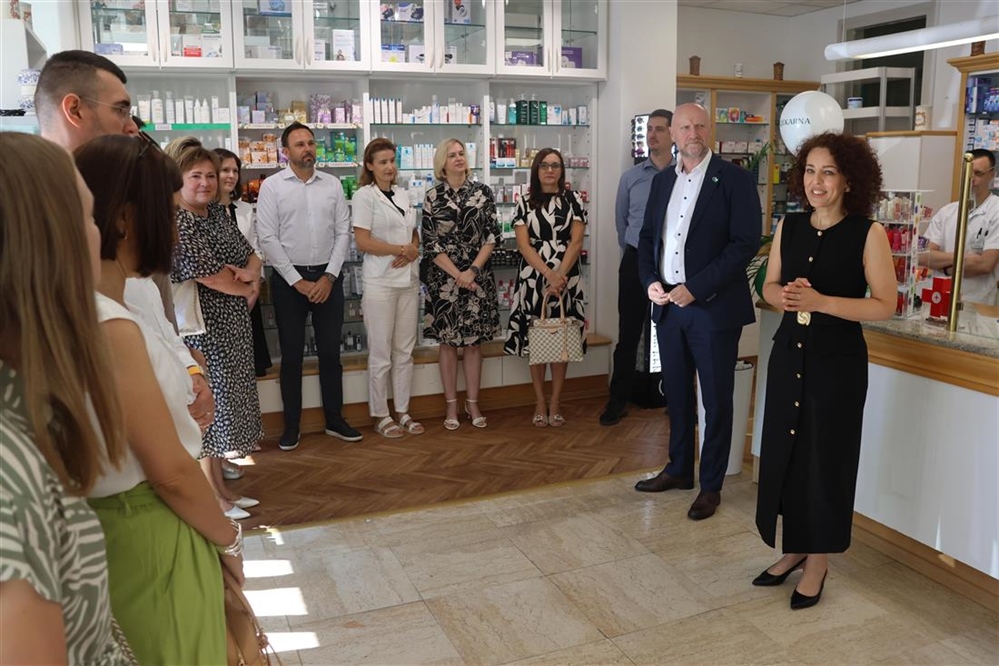 Župan Kolar obišao obnovljenu ljekarnu u Krapinskim Toplicama