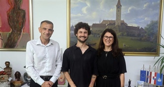 Župan Posavec i gradonačelnica Cividini priredili prijem za Matiju Bogdana osvajača Mount Everesta