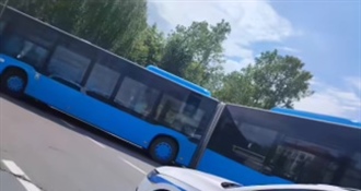 Širi se snimka ZET-ovog autobusa koji se prepolovio u vožnji – je li riječ o kvaru?