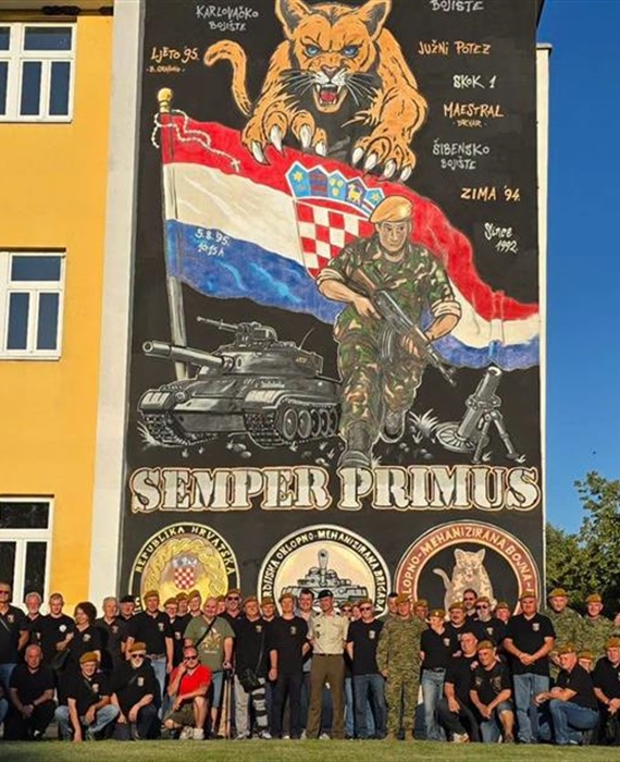 Trajni simbol zajedništva: Legendarne „Pume“ u Varaždinu dobile impresivan mural posvećen poginulim suborcima