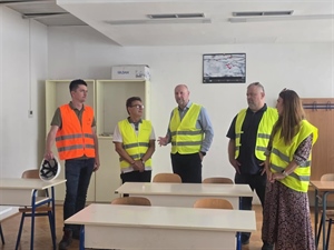 Župan Kolar obišao radove energetske obnove Srednje škole Zlatar: Učenike najesen očekuju obnovljeni i moderniji prostori