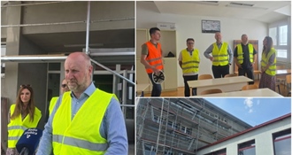 Župan Kolar obišao radove energetske obnove Srednje škole Zlatar: Učenike najesen očekuju obnovljeni i moderniji prostori