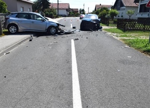 Nesreća na međimurskoj cesti: Mladi vozač pod utjecajem alkohola izazvao sudar, dvoje završilo u bolnici