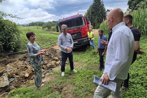 Gradonačelnica Ratković obišla radove na izgradnji nove vodoopskrbne i odvodne mreže vrijedne 125 tisuća eura