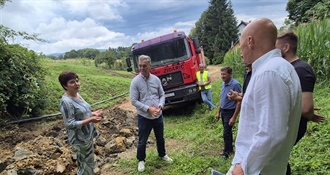 Gradonačelnica Ratković obišla radove na izgradnji nove vodoopskrbne i odvodne mreže vrijedne 125 tisuća eura
