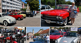 Stotinjak oldtimera oduševilo Ludbrežane: Od Fiće i Bube do Ferrarija i šest metara dugog Cadillaca