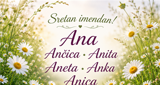 Ane, Ančice, Anice, Anite, Anete i Joakim - sretan imendan!