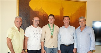 Gradonačelnik Bosilj održao prijem za Enesa Garibovića nakon osvajanja srebrne medalje na Svjetskoj karate ligi u Meksiku