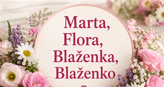 Danas imendan slave Marta, Flora i Blaženka – ne zaboravite im čestitati!