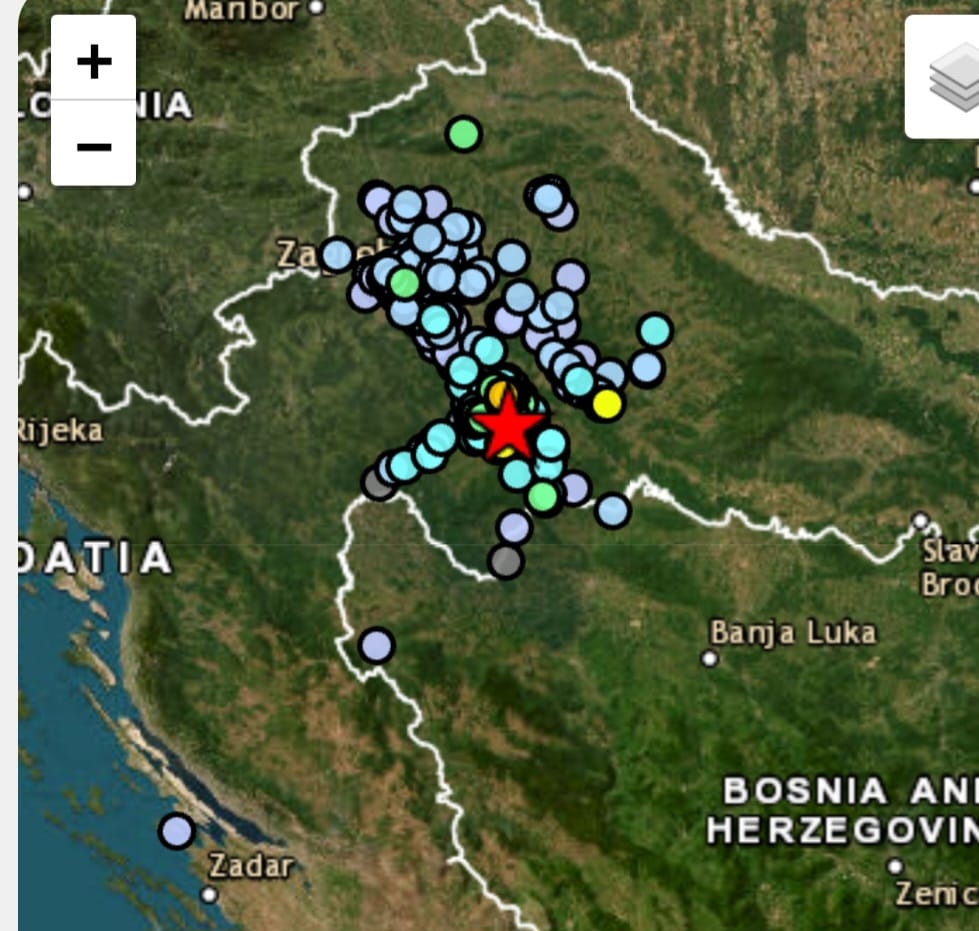 Probudila ih snažna tutnjava: Potres zatresao područje Siska, osjetio se i u Zagorju
