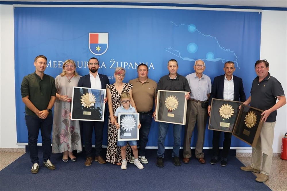 Međimurska županija je šampion u ruralnom turizmu - Župan Posavec upriličio prijem za dobitnike Suncokreta