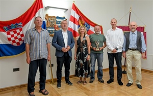 Cross liga Drava osvojila europsku nagradu za sport koji povezuje generacije, župan Stričak priredio prijem za članove TK Marathon 95