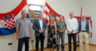 Cross liga Drava osvojila europsku nagradu za sport koji povezuje generacije, župan Stričak priredio prijem za članove TK Marathon 95
