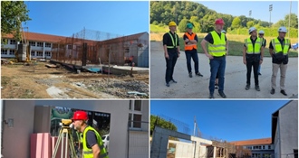 Župan Kolar u obilasku radova na dogradnji škole u Donjoj Stubici: projekt vrijedan gotovo tri milijuna eura napreduje prema planu