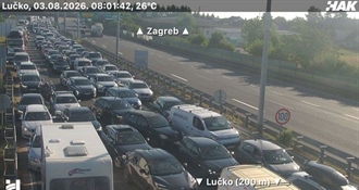 Kod Karlovca zbog prometne kolona duga 10 kilometara, Lučko 2 kilometra...