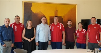 Gradonačelnik Bosilj održao prijem za predstavnike Hrvatskog vaterpolskog saveza