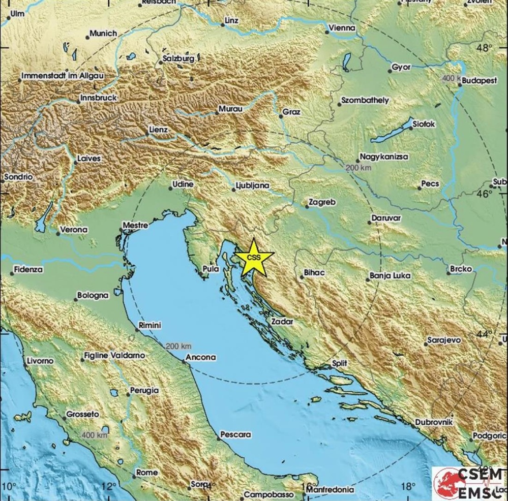 Noćni potres probudio Kvarner: "Čuo se jak udarac i podrhtavanje"