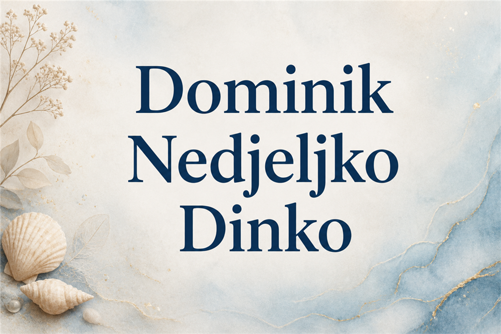 Imendan slave Dominik, Nedjeljko i Dinko