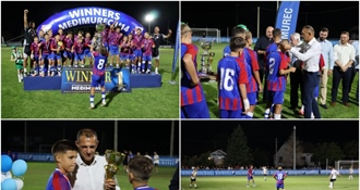 Hajduk osvojio 28. Međunarodni nogometni turnir Međimurec U-14, nagrade uručio župan Posavec