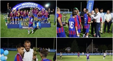 Hajduk osvojio 28. Međunarodni nogometni turnir Međimurec U-14, nagrade uručio župan Posavec