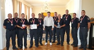 Zamjenik gradonačelnika Marković priredio prijem za JVP Grada Varaždina koja je osvojila srebro na olimpijadi