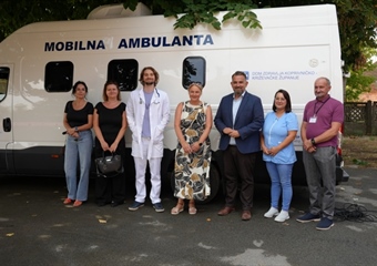 Župan Golubić obišao mobilnu ambulantu u Sirovoj Kataleni: Važan iskorak u približavanju zdravstvene skrbi