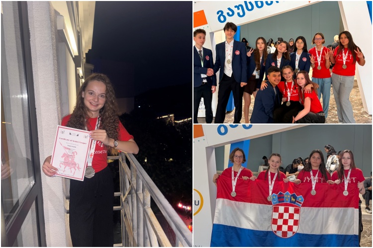 Koprivnička gimnazijalka Una Bebek osvojila srebro na Međunarodnom turniru mladih prirodoslovaca u Gruziji