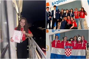 Koprivnička gimnazijalka Una Bebek osvojila srebro na Međunarodnom turniru mladih prirodoslovaca u Gruziji