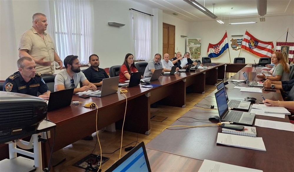 Provjerena spremnost sustava civilne zaštite za odgovor na potres – Županijska palača  domaćin simulacijske vježbe GRECALE Ivanec 2026