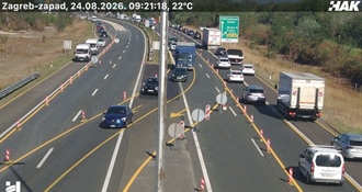 KAOS NA CESTAMA Kilometarske kolone oko Zagreba, nesreće na A3, na A1 gori raslinje