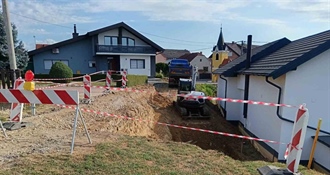 U čakovečkom prigradskom naselju Mihovljan sanira se klizište, radovi su vrijedni 110 tisuća eura