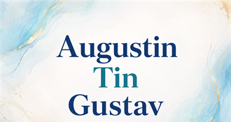 Danas imendan slave Augustin, Tin i Gustav – provjerite što znače njihova imena